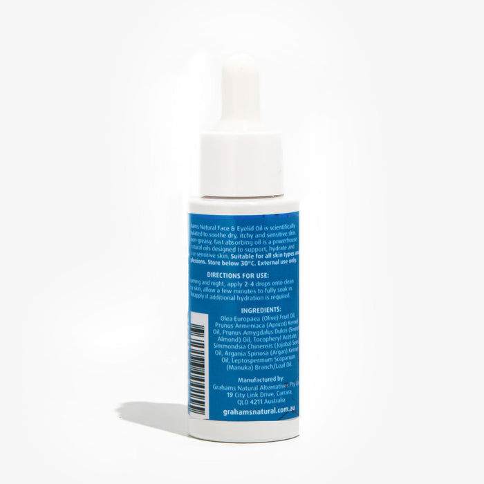 Grahams Natural Face & Eyelid Oil - 50ml - L'Organic