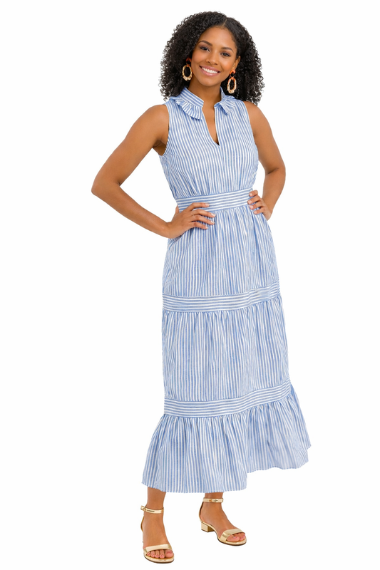 Gretchen Scott Hope Wash & Wear Midi Dress - Periwinkle