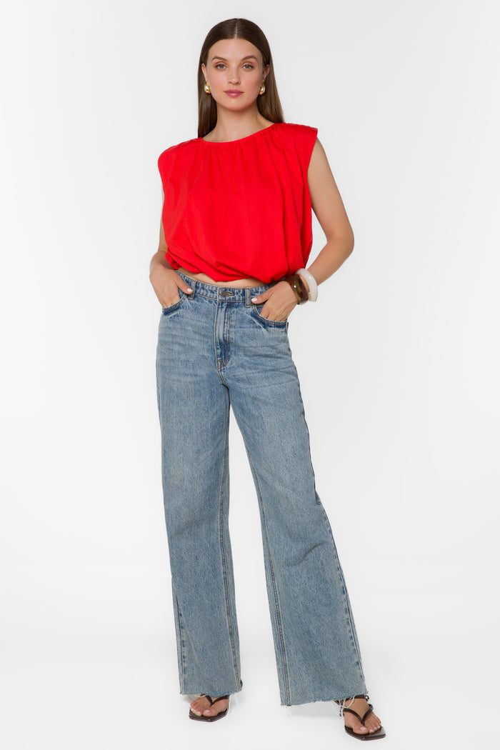 Gwyn Chili Top - Tops - Velvet Heart Clothing