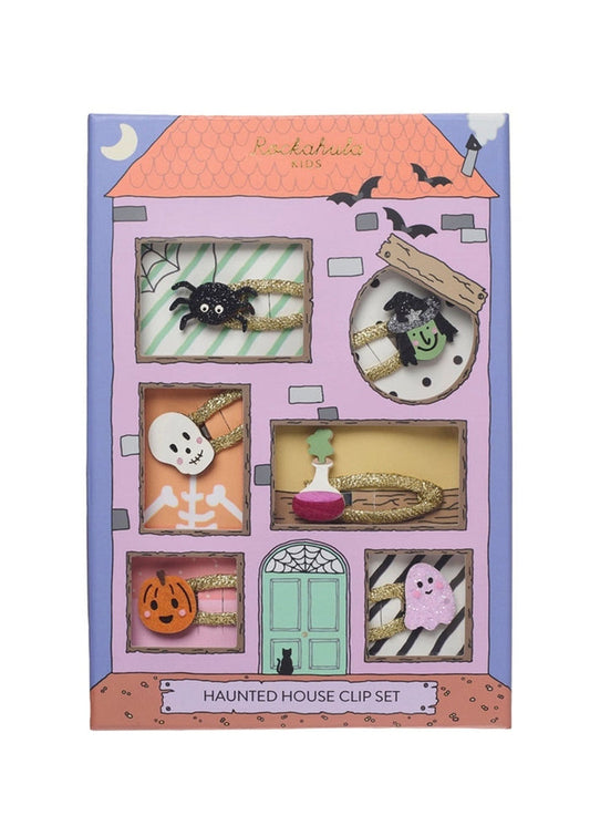 Haunted House Hair Clip Set