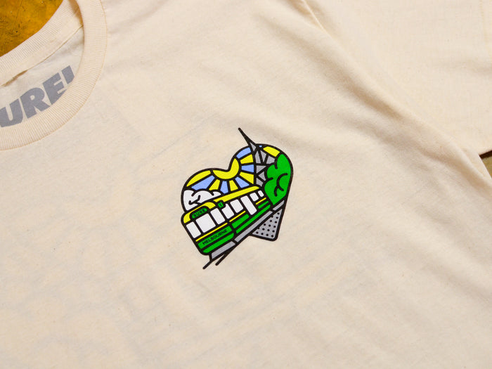 Heartbeat T-Shirt - Natural