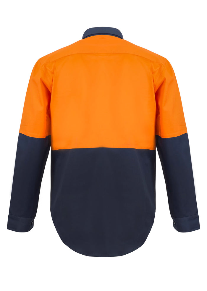 Hi Vis Closed Front Long Sleeve Shirt WS4256