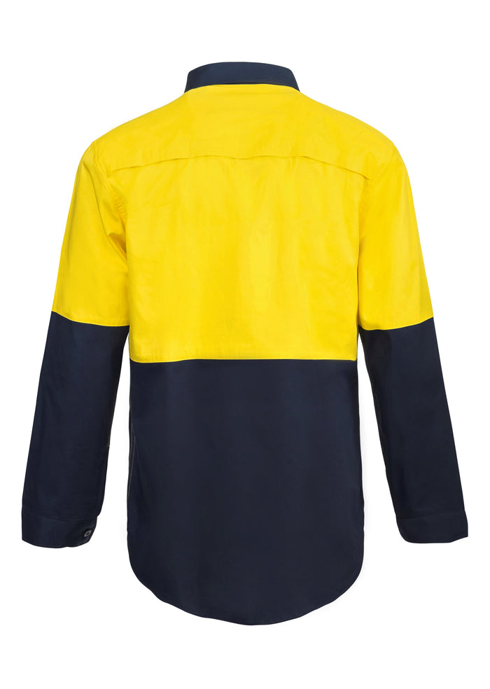 Hi Vis Closed Front Long Sleeve Shirt WS4256