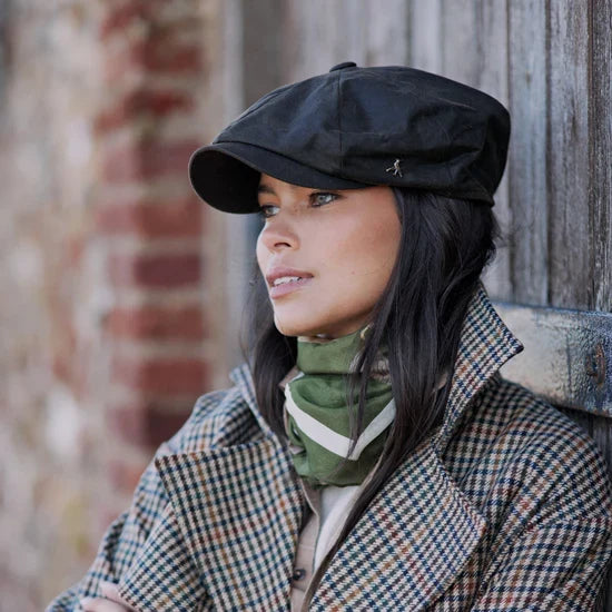 Hicks & Brown Hengrave Wax Baker Boy Cap