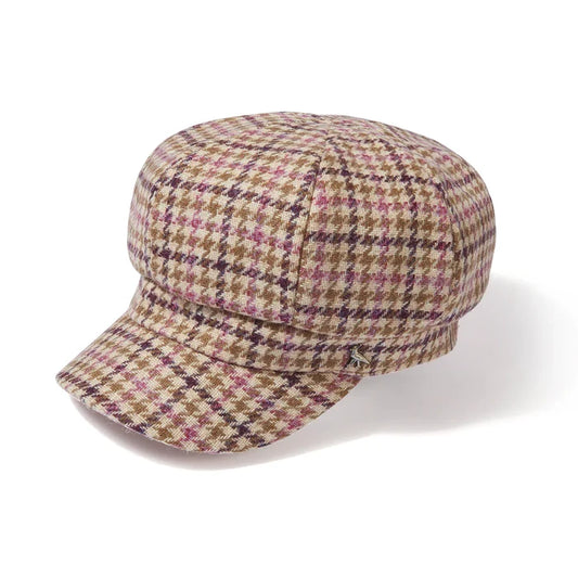 Hicks & Brown Higham Tweed Ladies Baker Boy Cap