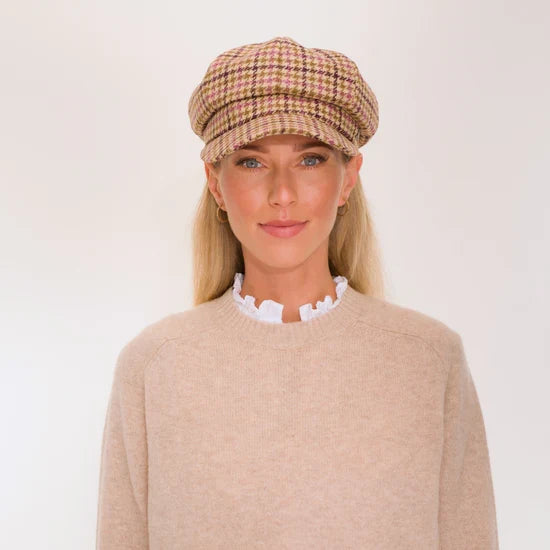 Hicks & Brown Higham Tweed Ladies Baker Boy Cap