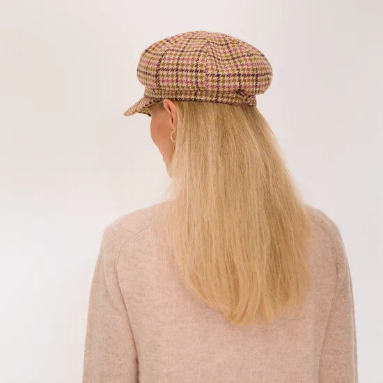 Hicks & Brown Higham Tweed Ladies Baker Boy Cap