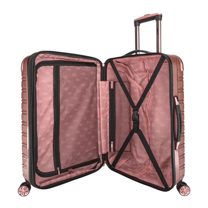 iFLY Suitcase iFLY Fibertech Premium Hard Shell Travel Suitcase Cabin Bag (Rose Gold)