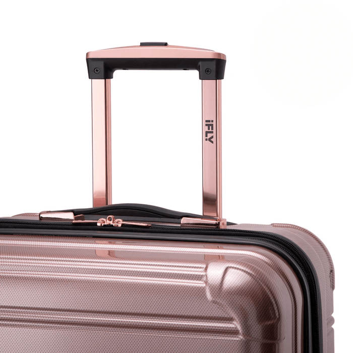 iFLY Suitcase iFLY Fibertech Premium Hard Shell Travel Suitcase Cabin Bag (Rose Gold)