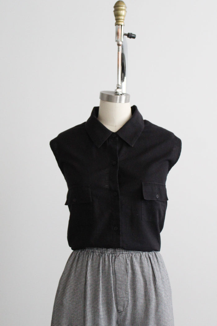 inkwell linen button up