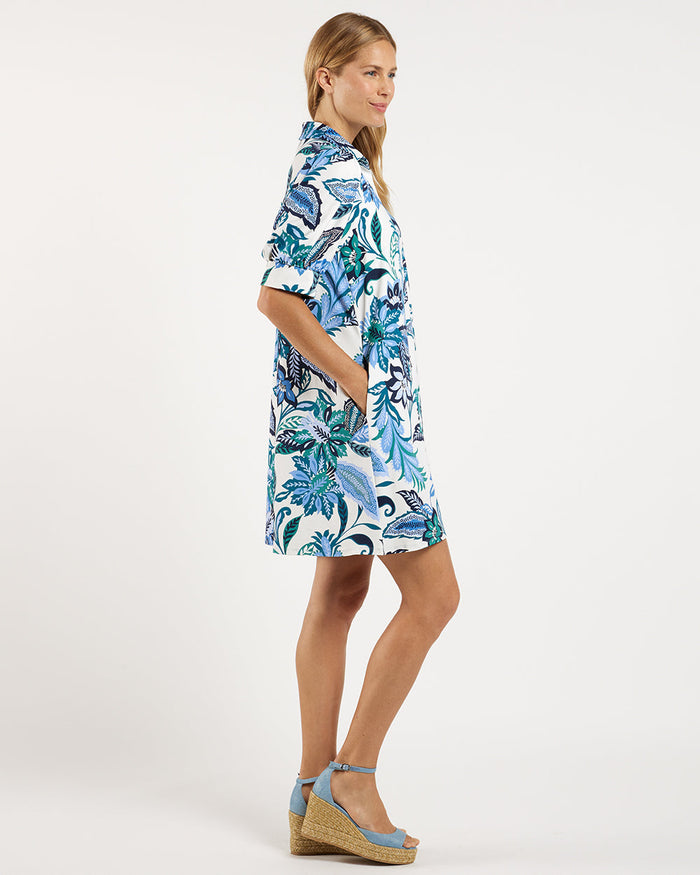 Jude Connally Emerson Dress - Falling Floral Cream