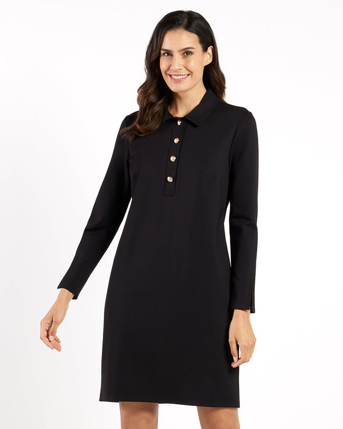 Jude Connally Midge Dress - Black/Gold
