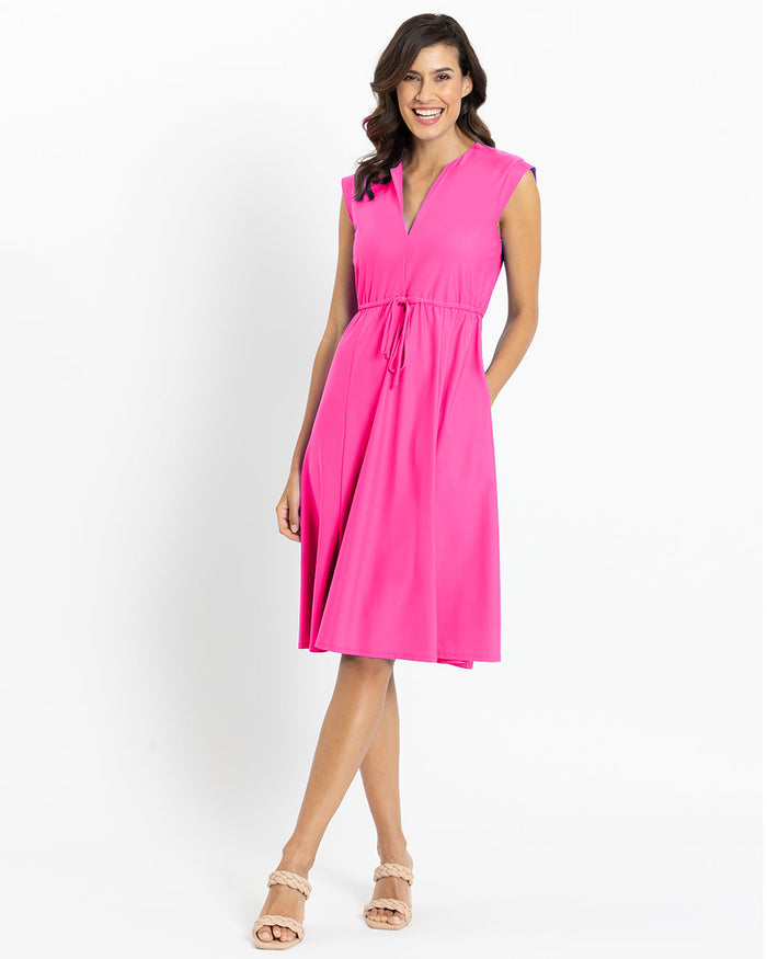 Jude Connally Tess Midi Dress - Spring Pink - Sale