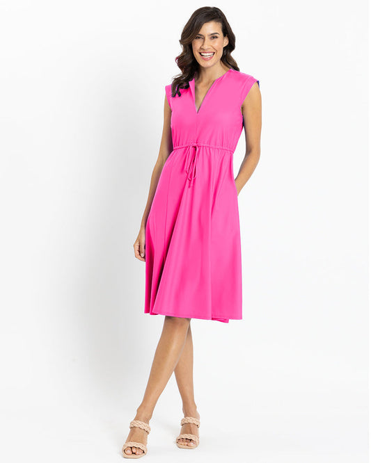 Jude Connally Tess Midi Dress - Spring Pink - Sale