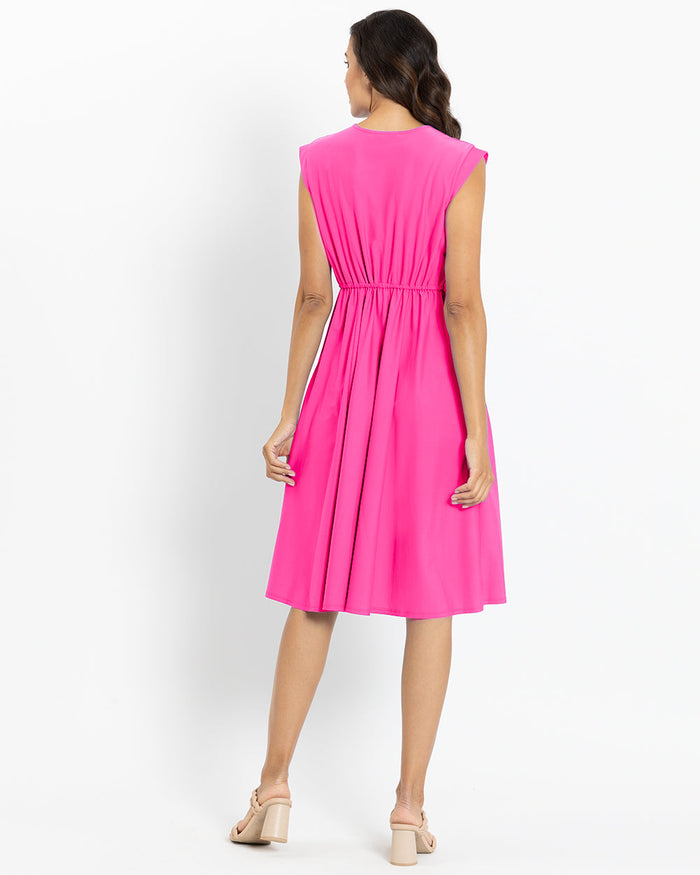 Jude Connally Tess Midi Dress - Spring Pink - Sale