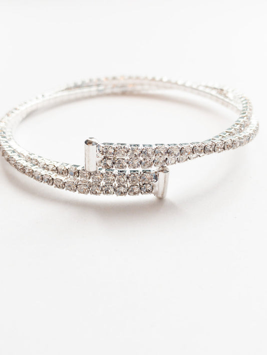 Kara Wrap Bracelet - Silver