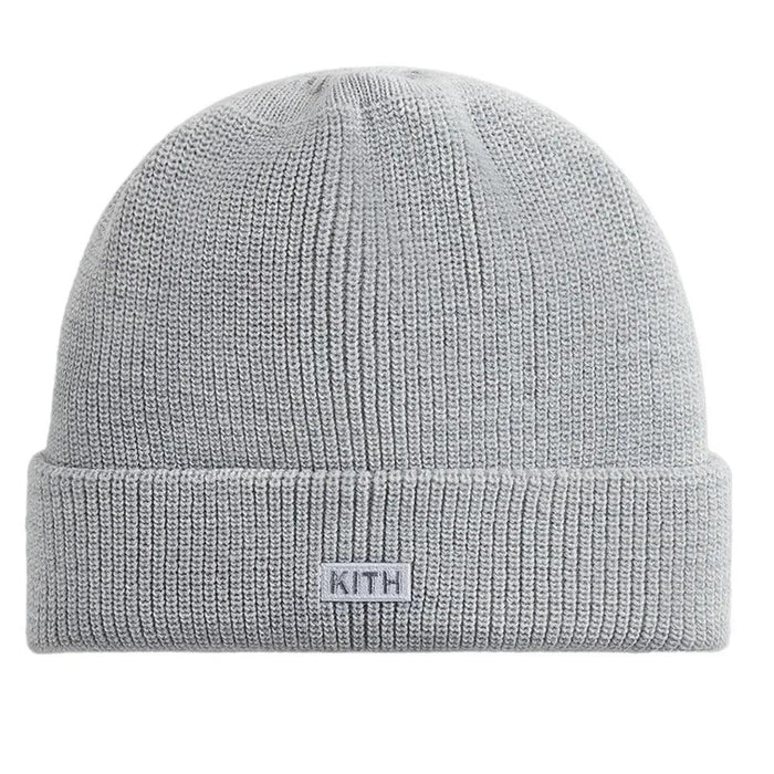 Kith Classic Beanie Light Heather Grey - Afewvibe