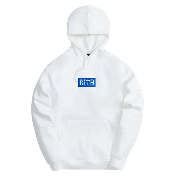 Kith Hebrew Script Hoodie White - Afewvibe