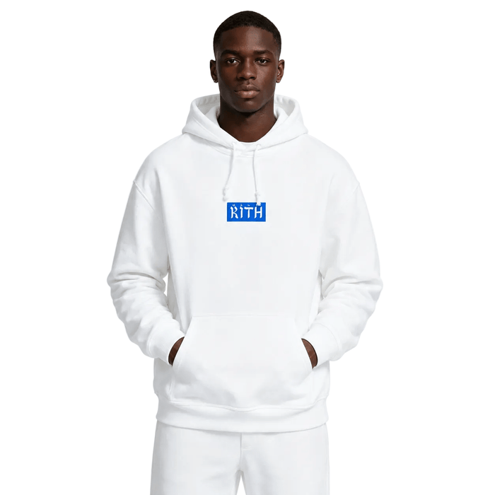 Kith Hebrew Script Hoodie White - AFewVibe