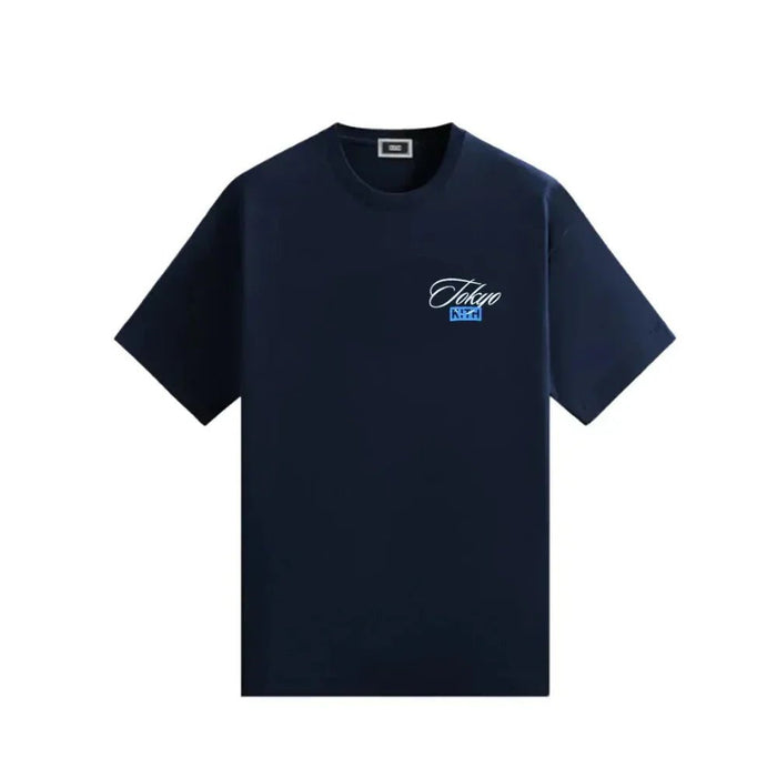 KITH TOKYO FUJI LOGO TEE Navy - Afewvibe