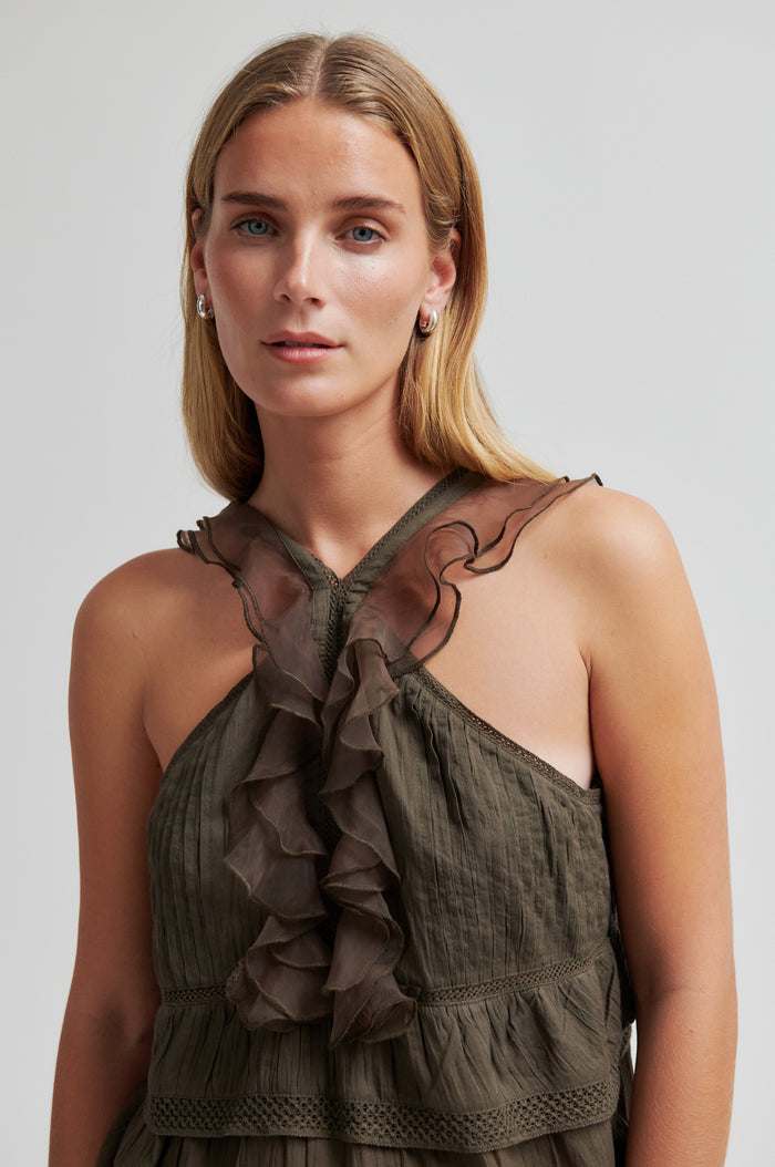 Kristel Frill Strap Top