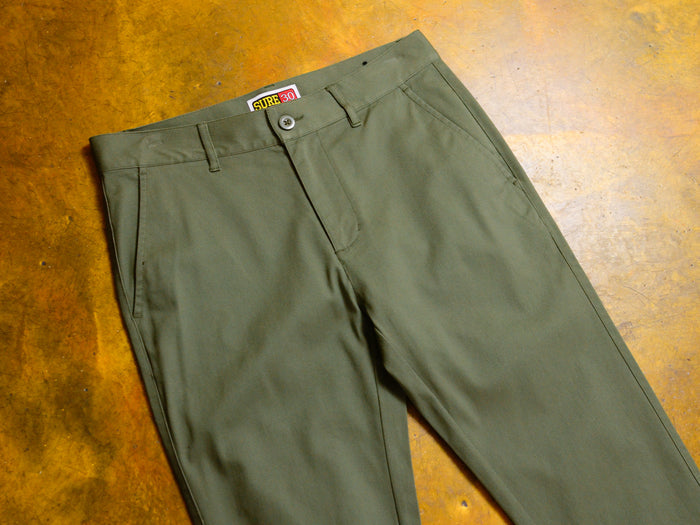Lane Slim Pant - Army