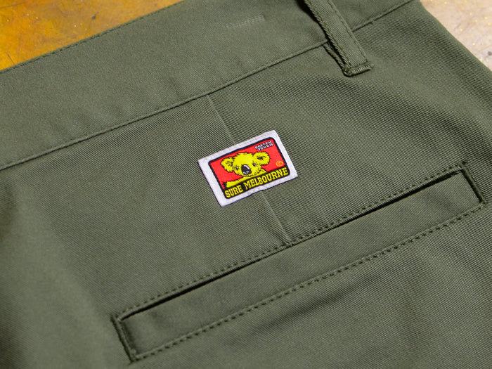Lane Slim Pant - Army