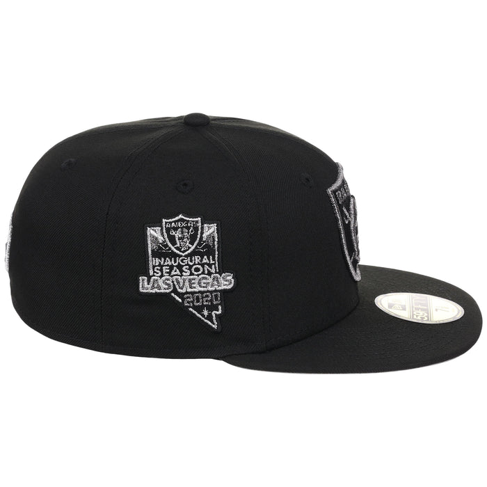 Las Vegas Raiders NFL Liquid Titanium New Era 59FIFTY