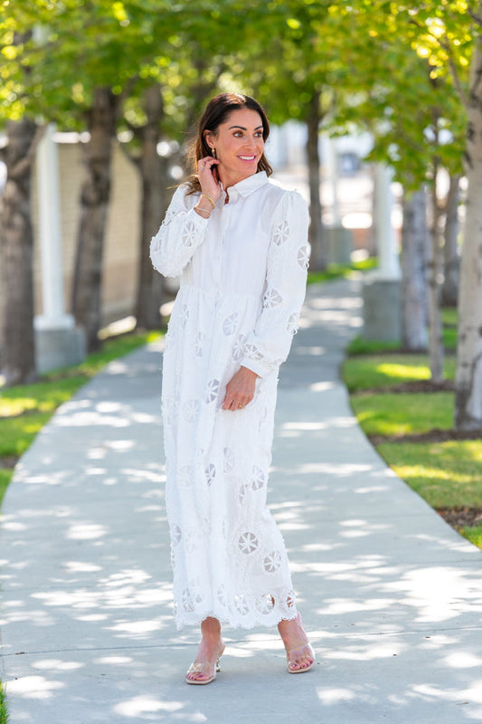 Lavonne Lace Maxi Dress - SexyModest Boutique