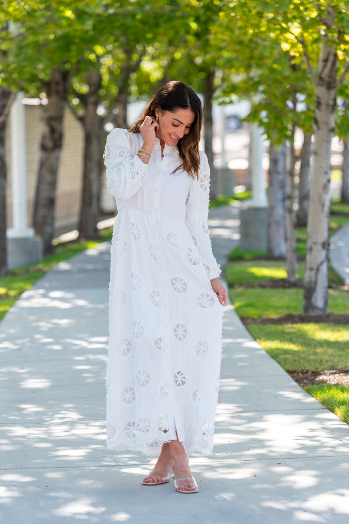 Lavonne Lace Maxi Dress - SexyModest Boutique