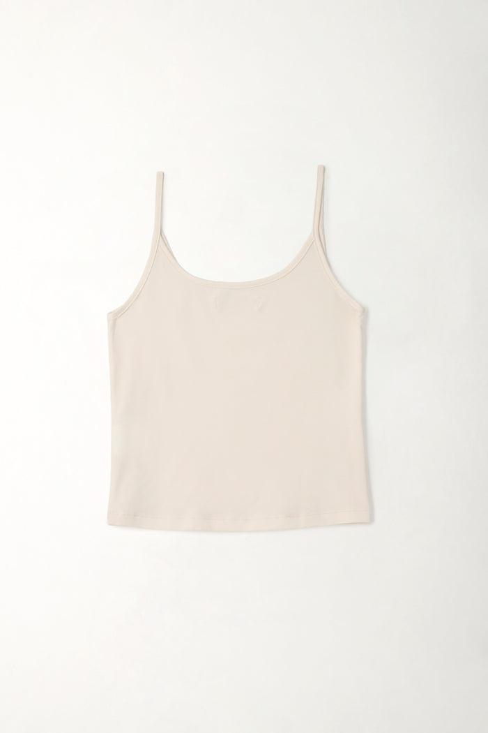 Lightweight Women’s Skeleton Tank Top in Cream