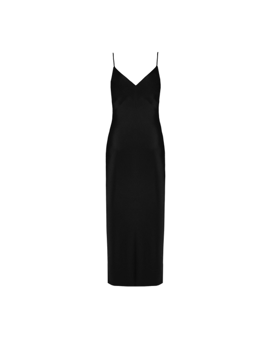 LOLA SLIP DRESS BLACK