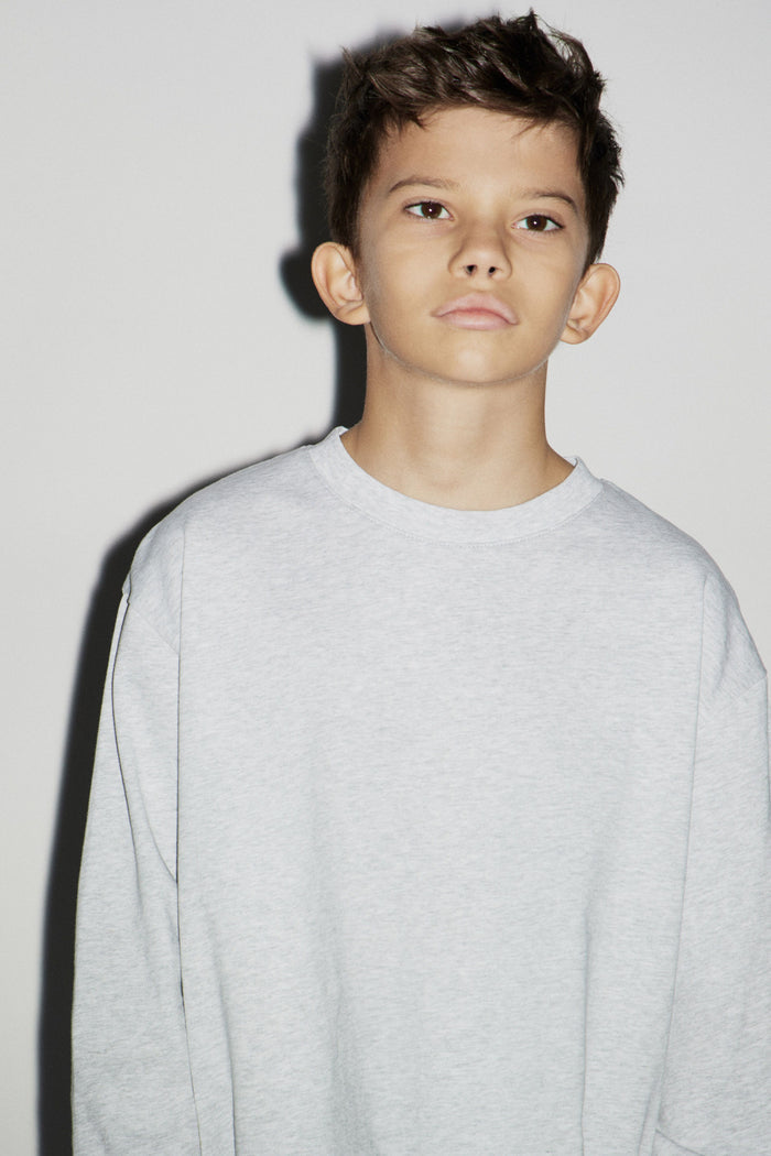 LIGHT GREY MELANGE