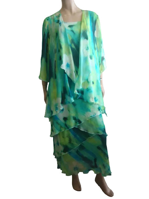 Lorissa Chiffon Dress & Jacket