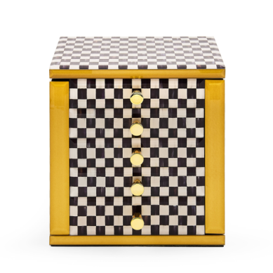 Mackenzie Childs Jewelry Armoire Courtly Check