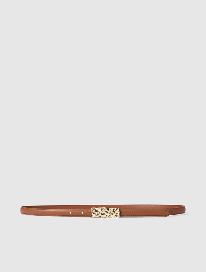 Mandy Metal Hardware Belt Tan Forever New
