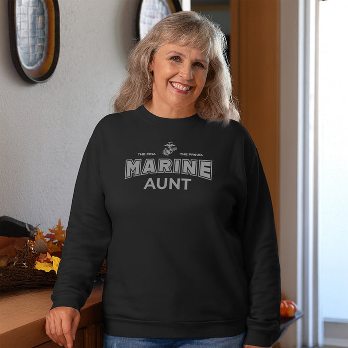 Marines Aunt Crewneck (Black)