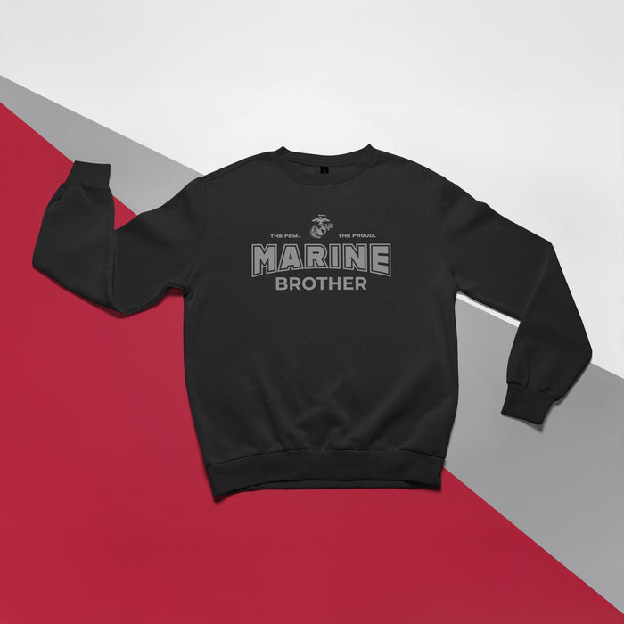Marines Brother Crewneck (Black)