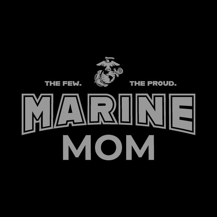 Marines Mom Women's Crewneck (Black)