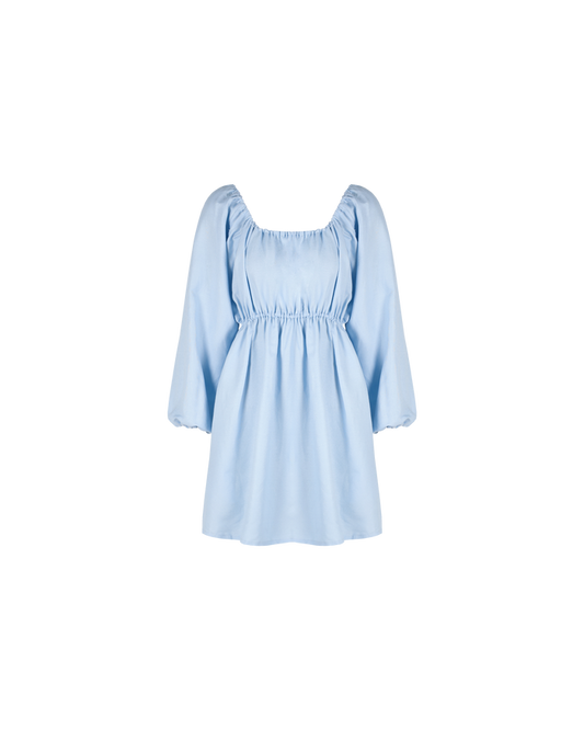 MATEA BABYDOLL DRESS BABY BLUE