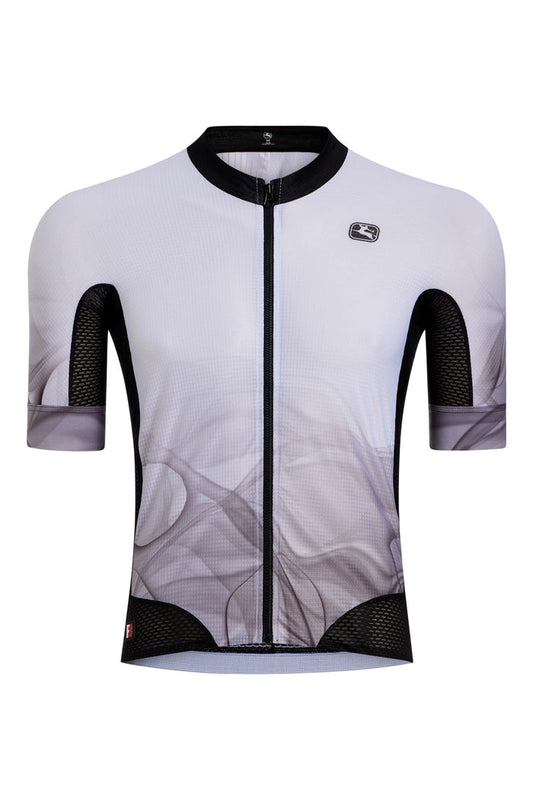Men's FR-C Tri Jersey by Giordana Cycling, WHITE/BLACK, Made in Italy