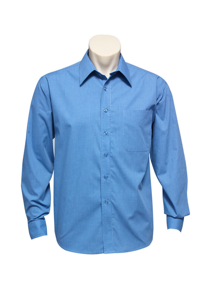 Men's Micro Check Long Sleeve Shirt SH816