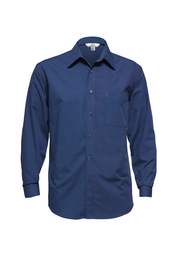 Men's Micro Check Long Sleeve Shirt SH816