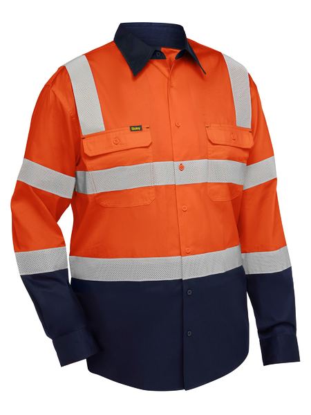 Mens Taped Biomotion Hi Vis Cool Lightweight Vented Shirt BS6396T