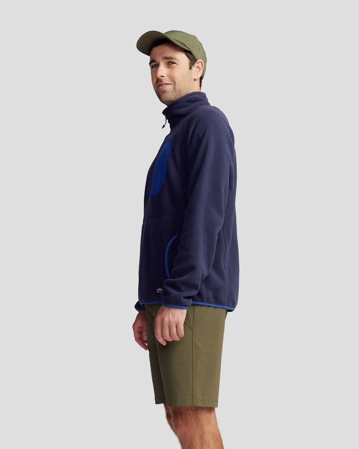 Men’s Trailhead Lightweight Fleece Pullover -  Bright Navy/Pure Navy