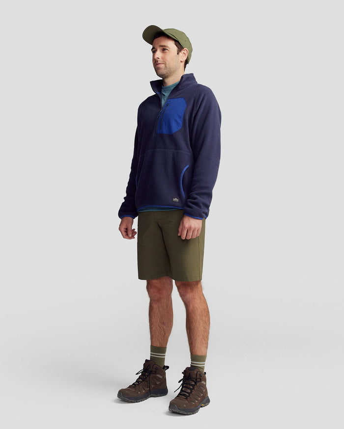 Men’s Trailhead Lightweight Fleece Pullover -  Bright Navy/Pure Navy