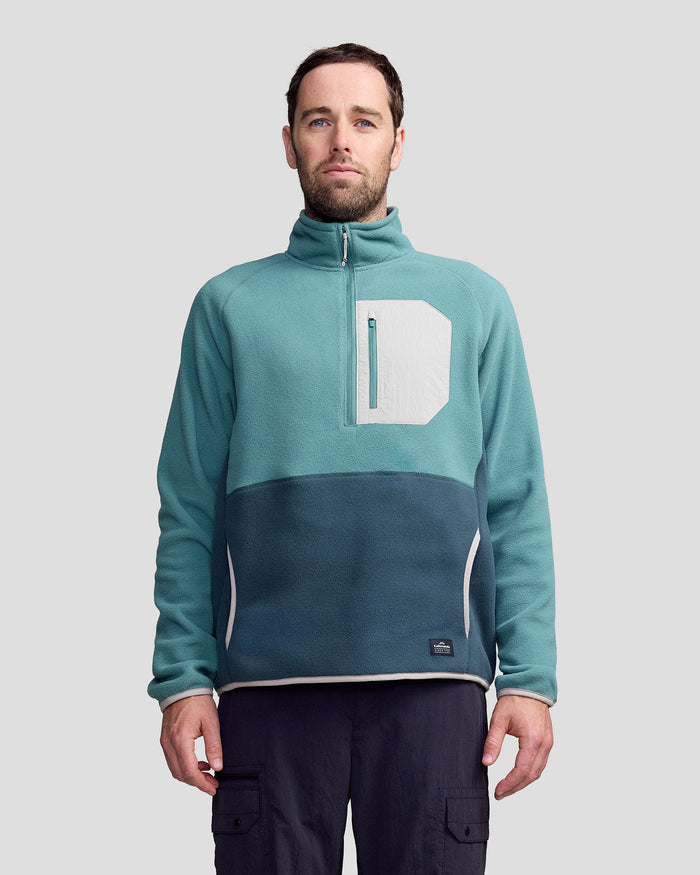 Men’s Trailhead Lightweight Fleece Pullover -  Light Forest/Deep Forest