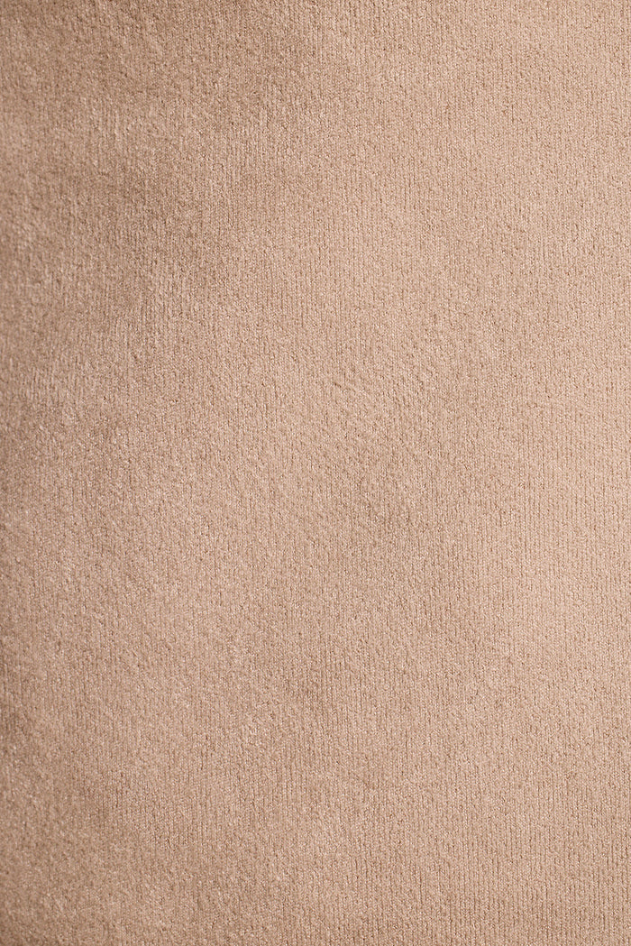 Mercer Bone Faux Suede Micro Shorts