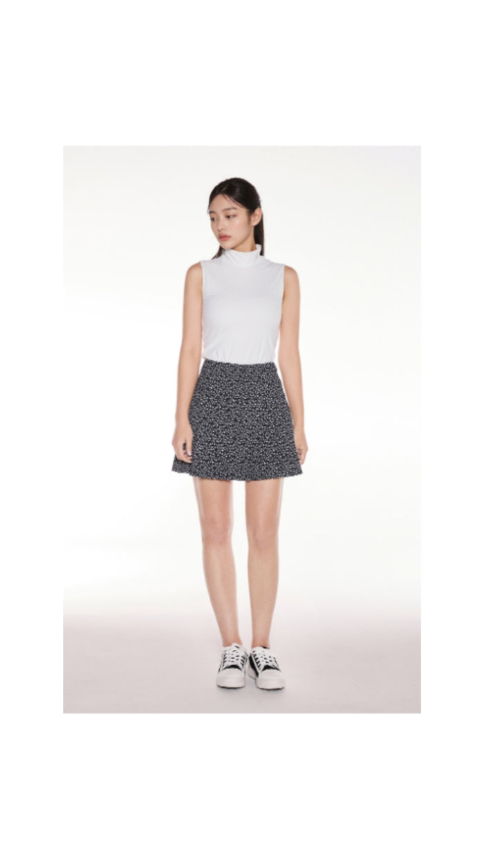 Mesh Crop Short Sleeve and Sleeveless Set (White)