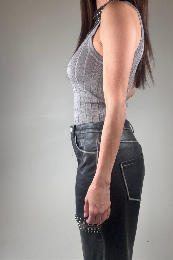 Style the Metallic Tank exclusively at Born To Glam